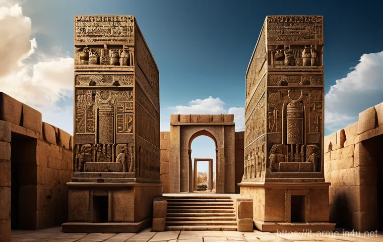 아르메니아 국립박물관 탐방 - **Prompt:** A majestic depiction of the ancient Urartian kingdom. In the foreground, a highly detail...